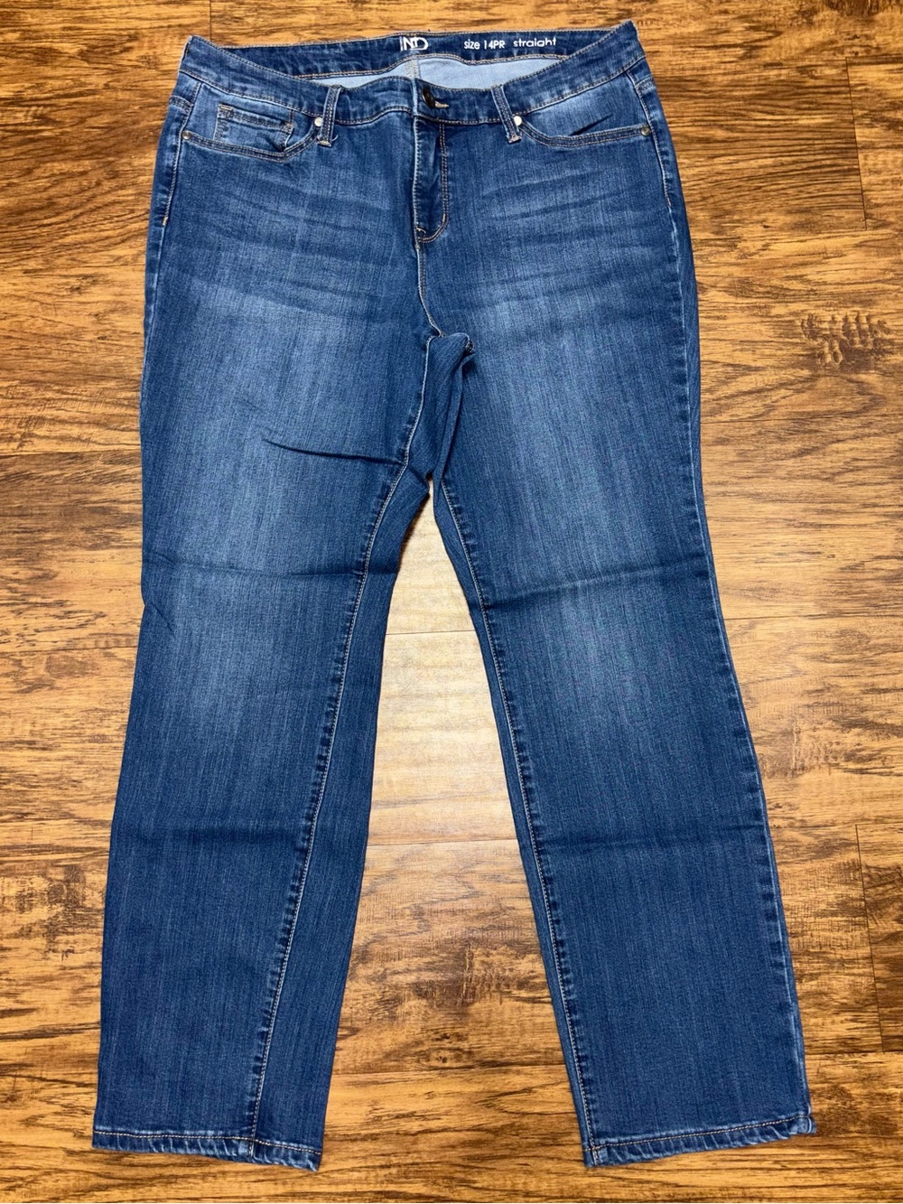 New Directions Straight Leg Jeans Size 14PR Petite